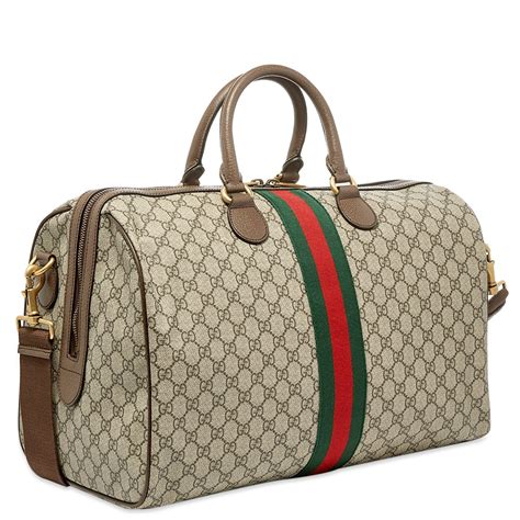 gucci weekender bag women|Gucci duffle bag with wheels.